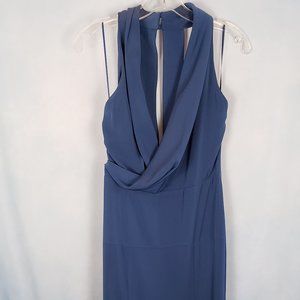 ROYAL BLUE BEAUTIFUL ASYMMETRICAL DRESS